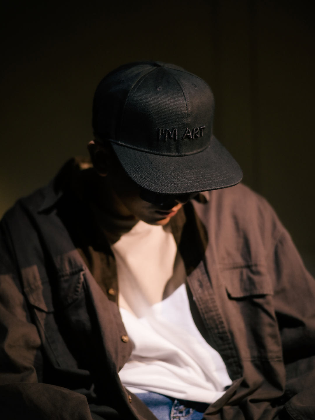 I'M Art Black Snapback Cap