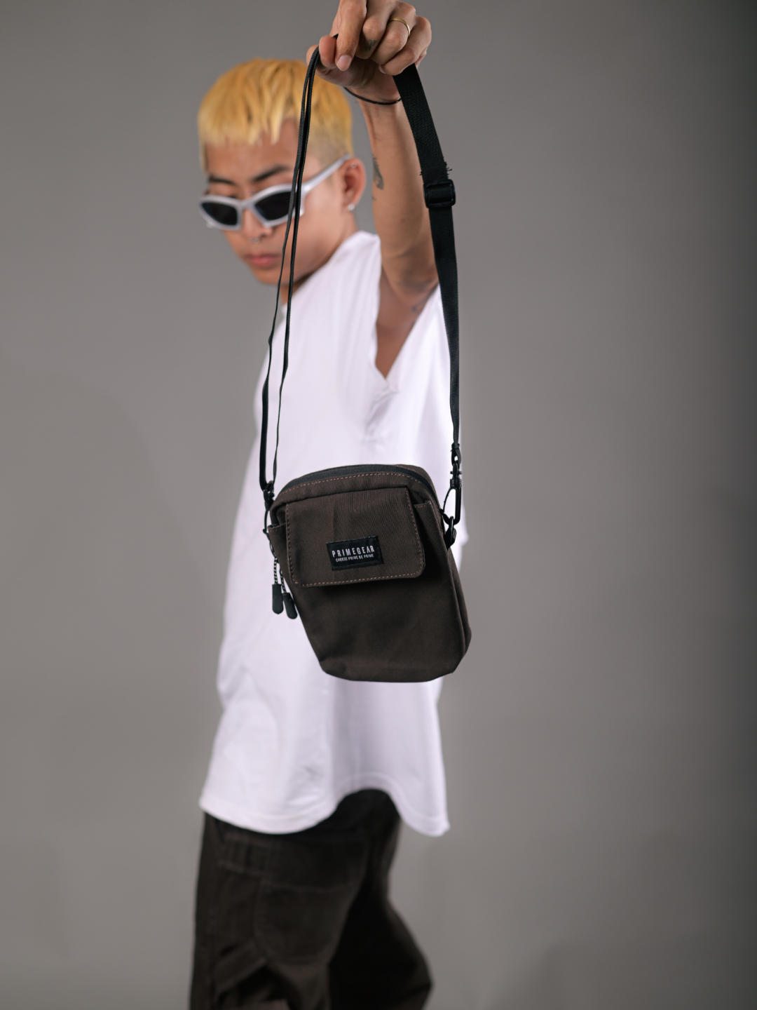 Brown Essential Shoulder Bag