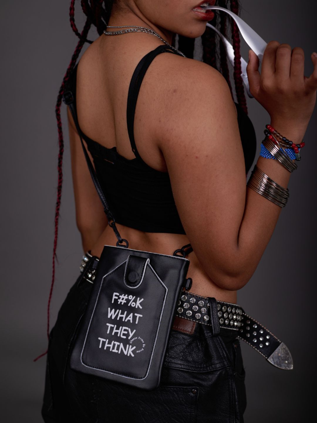 FWTT Black & White Premium Sling Bag