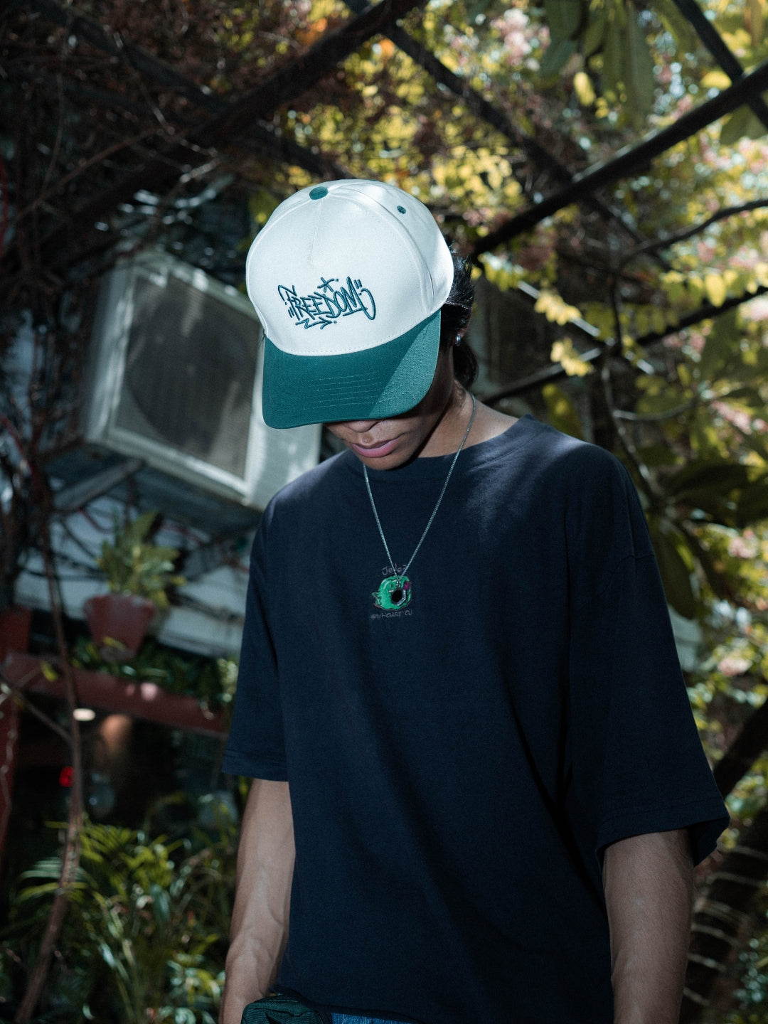 Freedom Embroidered Snapback Cap