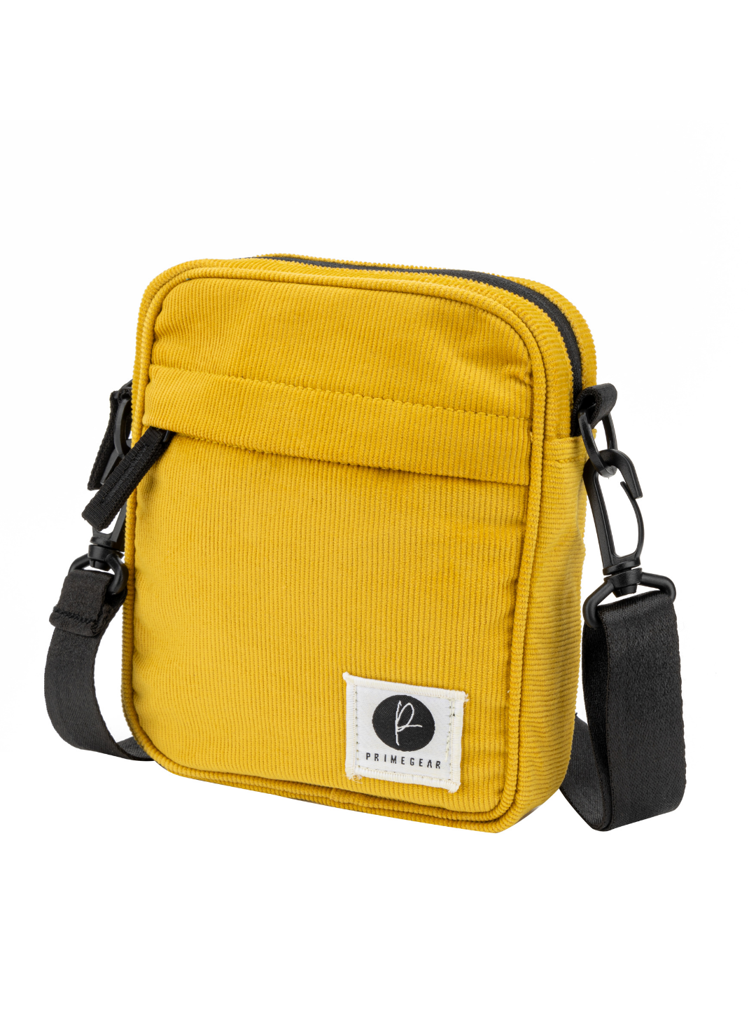 Yellow Corduroy Shoulder Bag