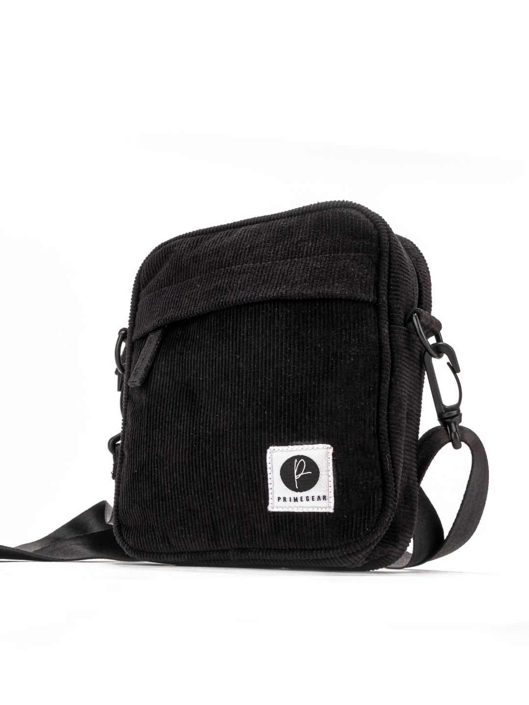 Black Corduroy Shoulder Bag