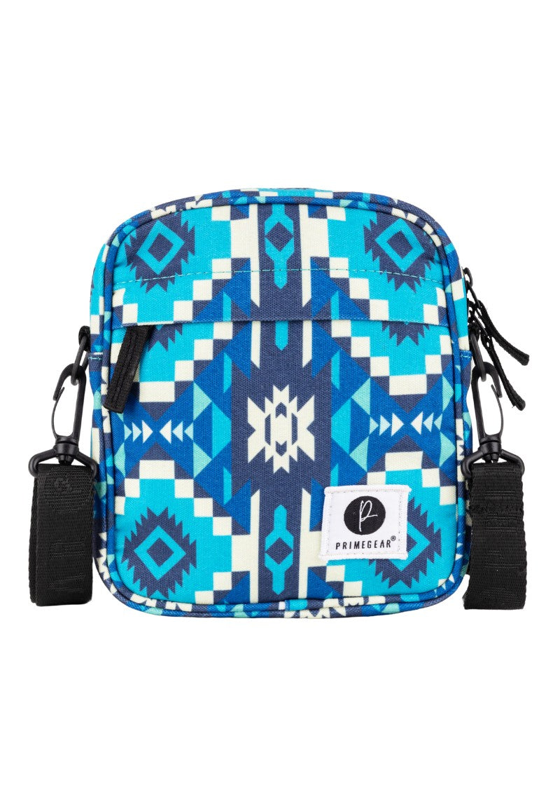 Blue Aztec Shoulder Premium Lightweight Bag