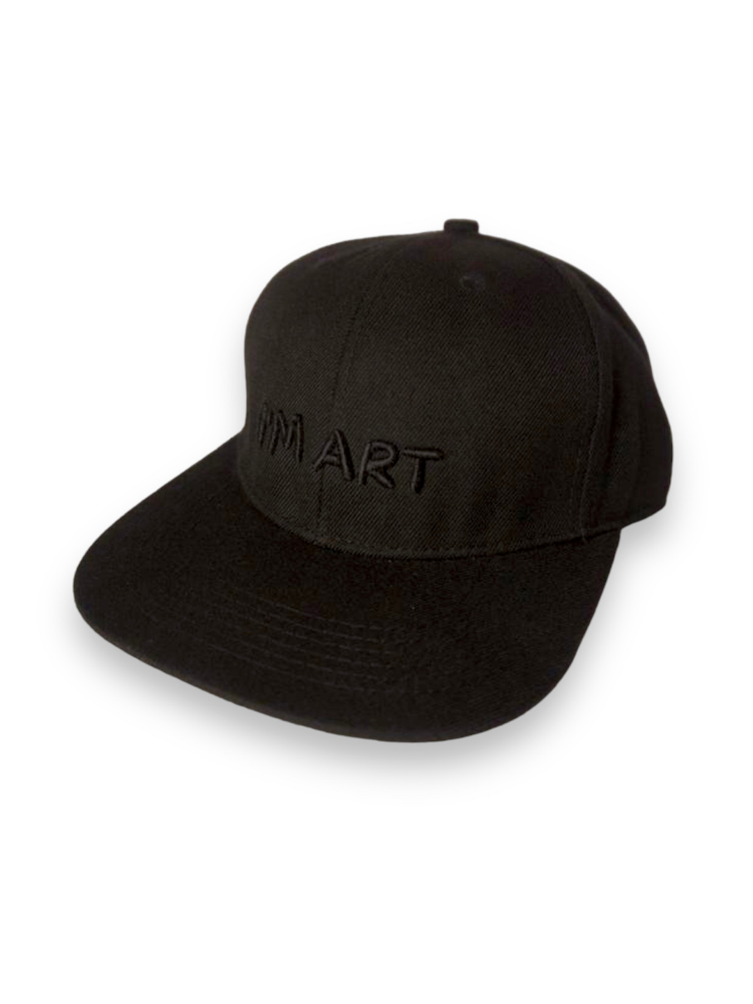 I'M Art Black Snapback Cap