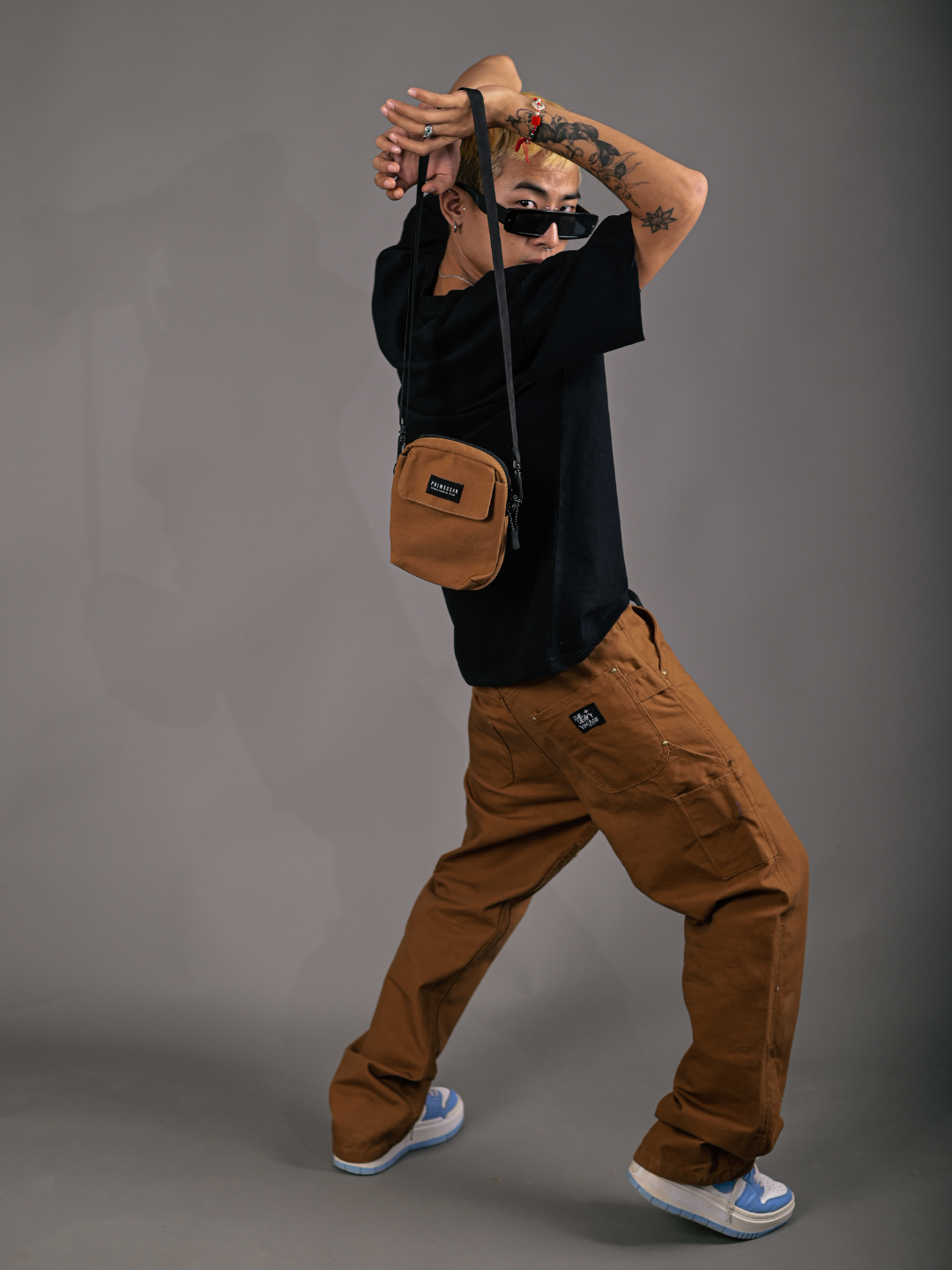 Khaki Essential Shoulder Bag
