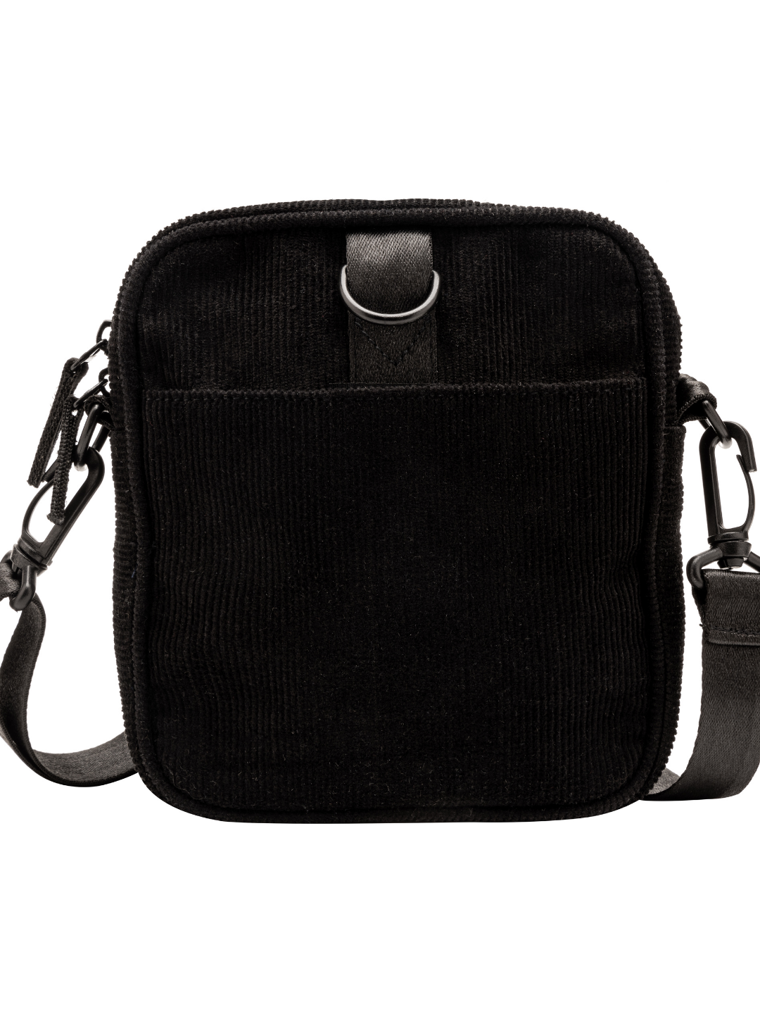 Black Corduroy Shoulder Bag