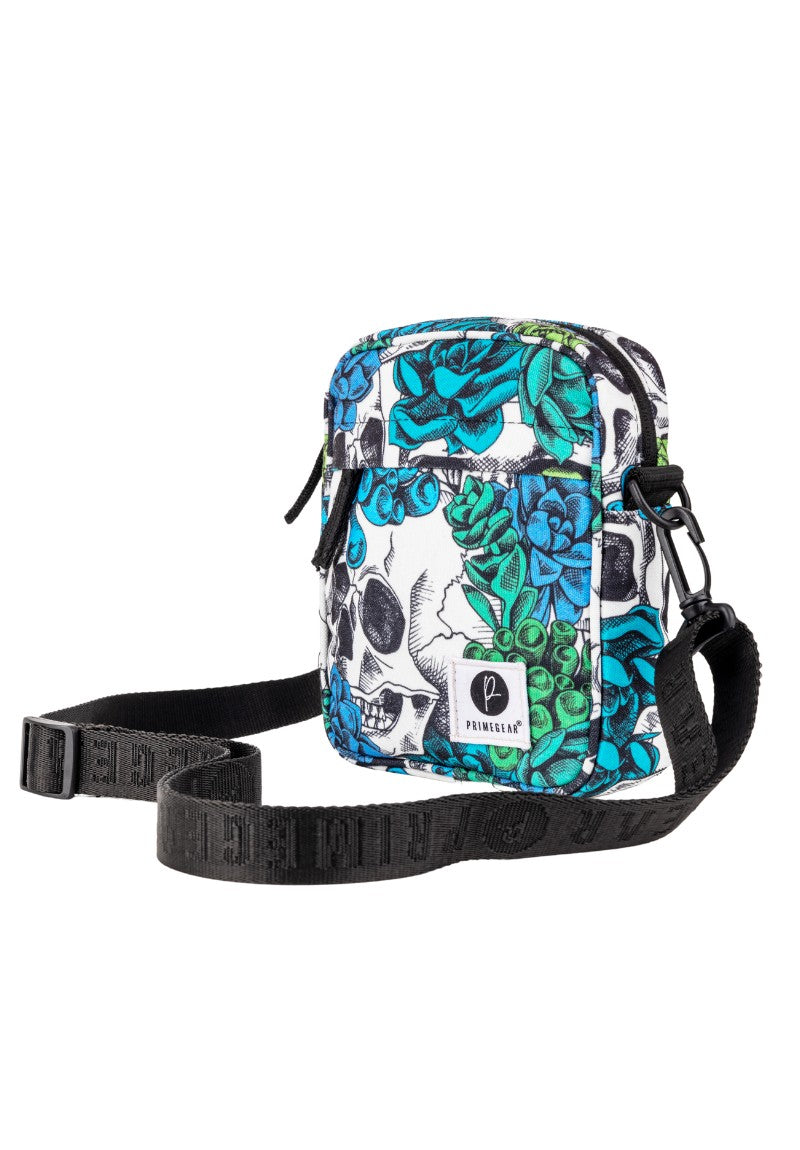 Floral Skull Shoulder Bag