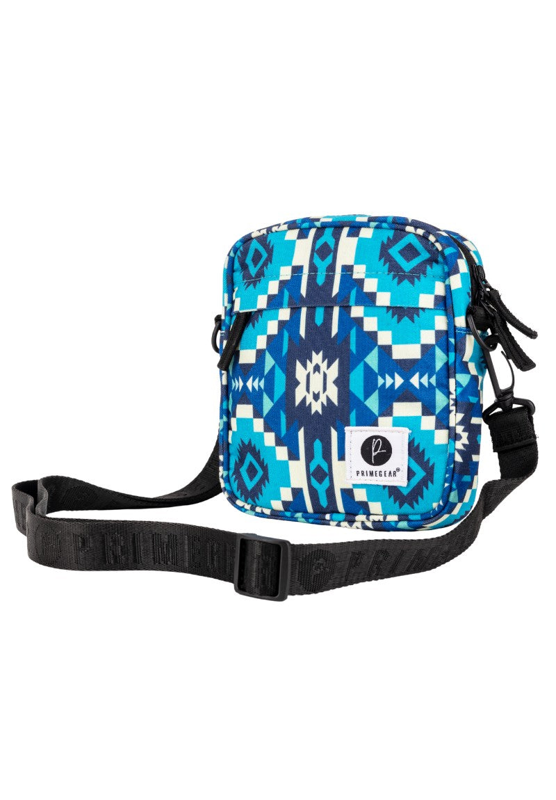 Blue Aztec Shoulder Premium Lightweight Bag