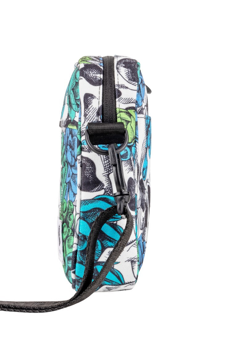 Floral Skull Shoulder Bag