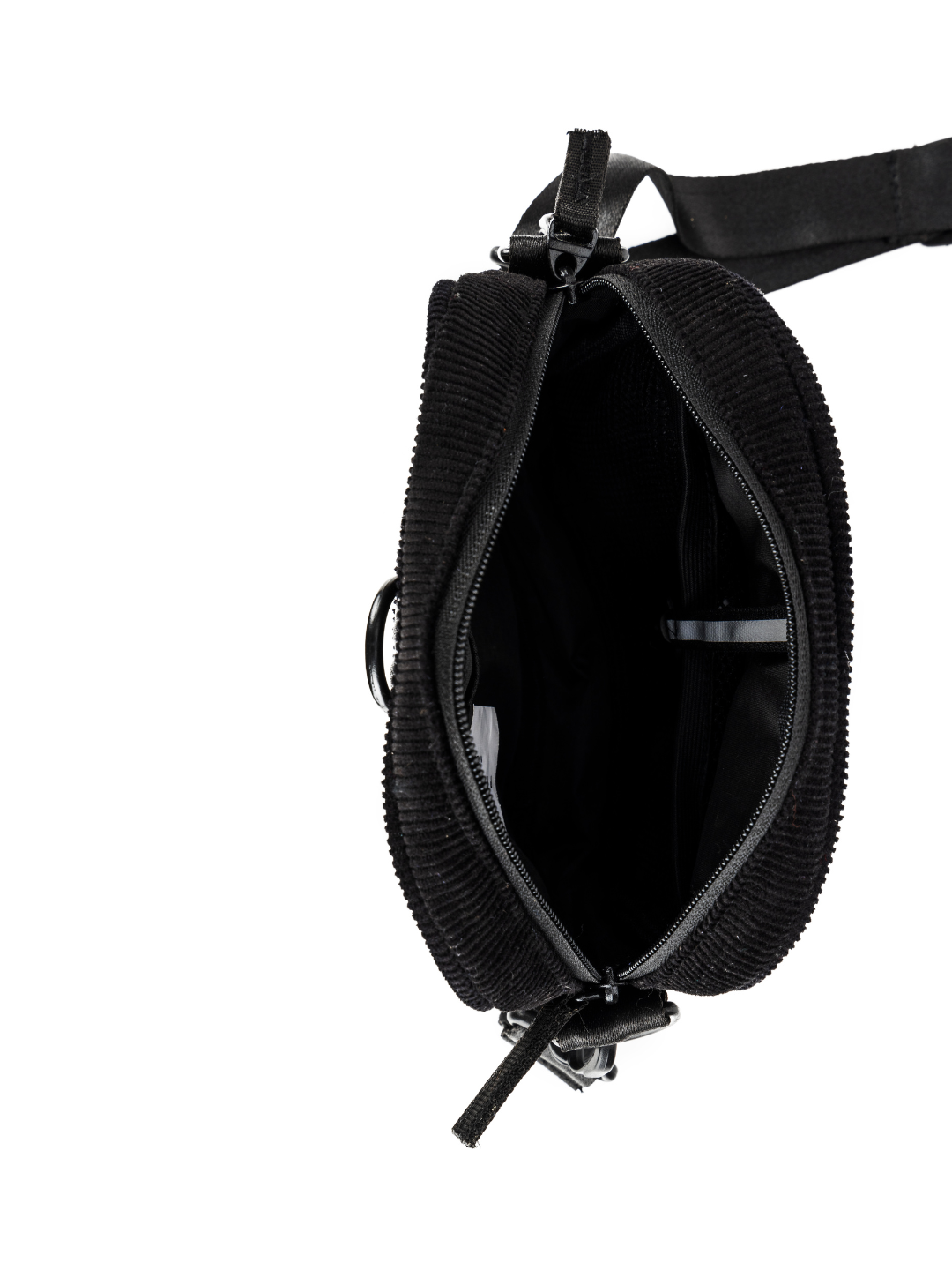 Black Corduroy Shoulder Bag