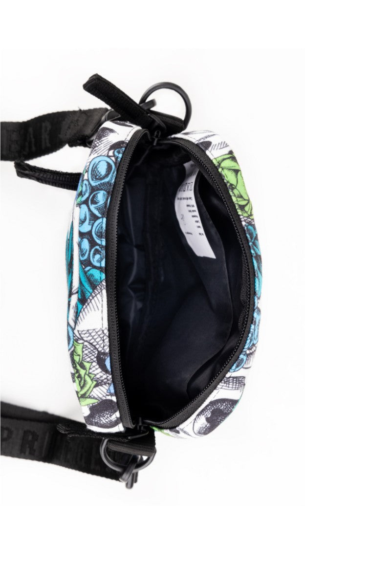 Floral Skull Shoulder Bag