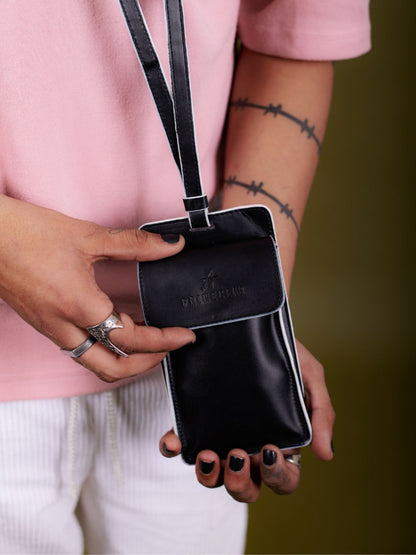 Black & White Classic Phone Sling Bag