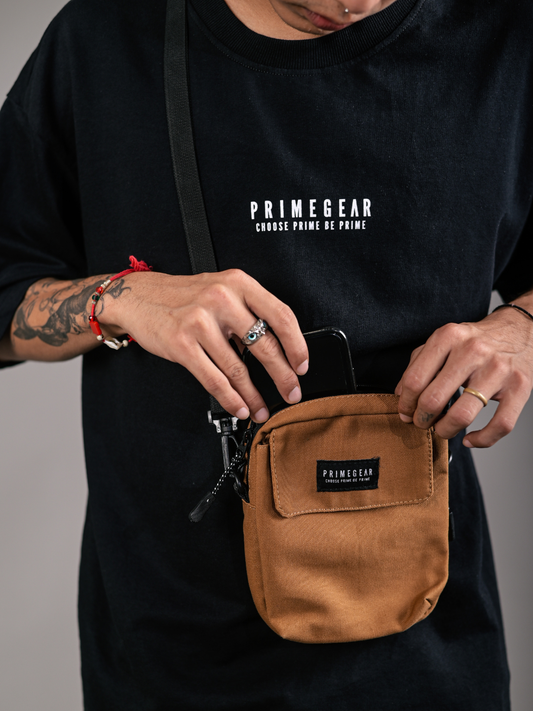 Khaki Essential Shoulder Bag