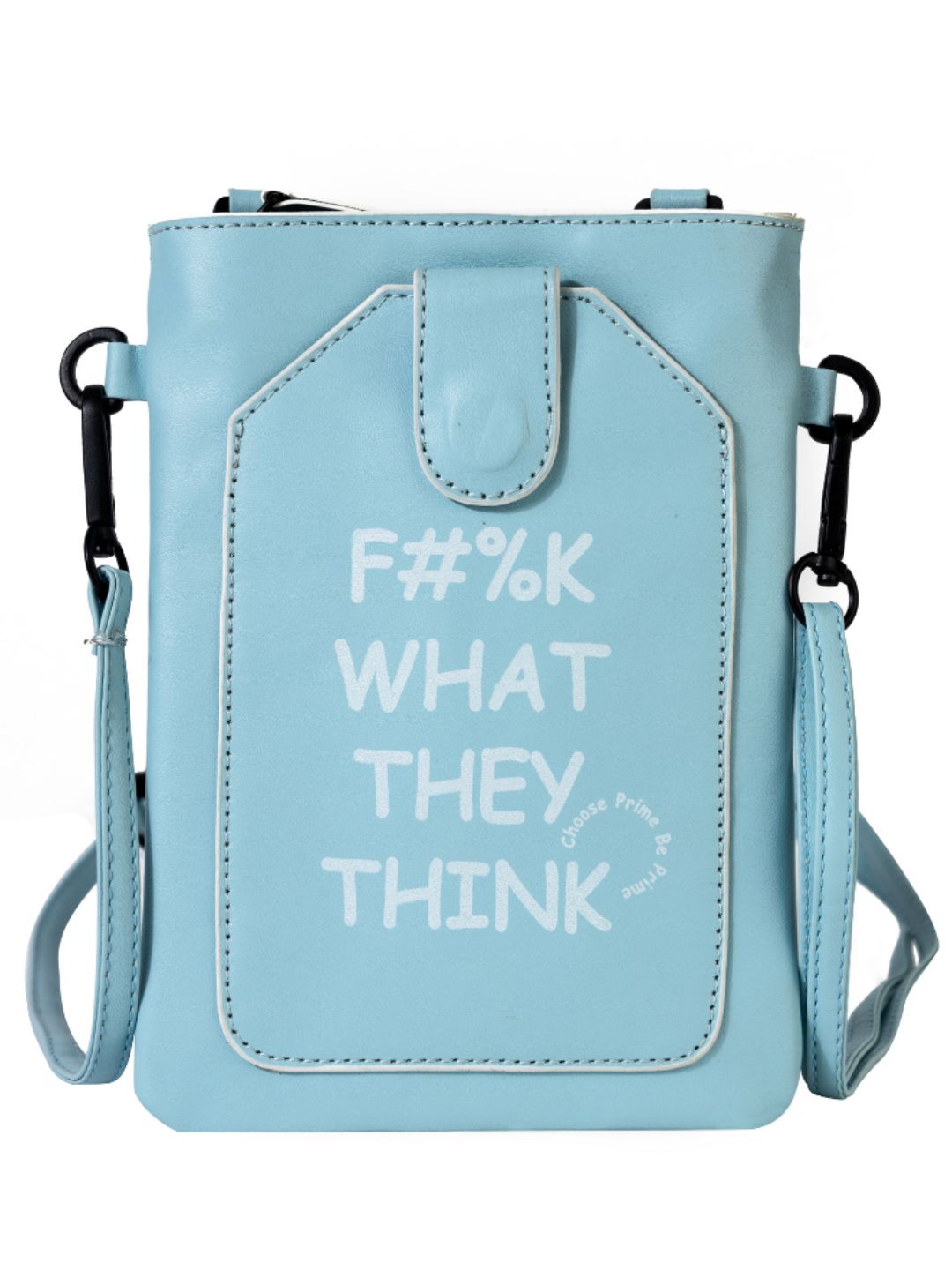 FWTT Powder Blue & White Premium Sling Bag