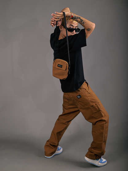 Khaki Essential Shoulder Bag