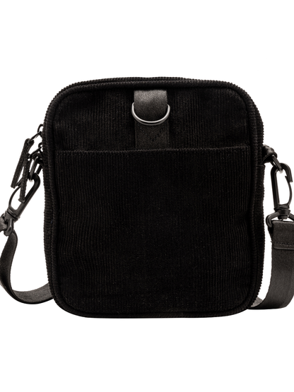 Black Corduroy Shoulder Bag
