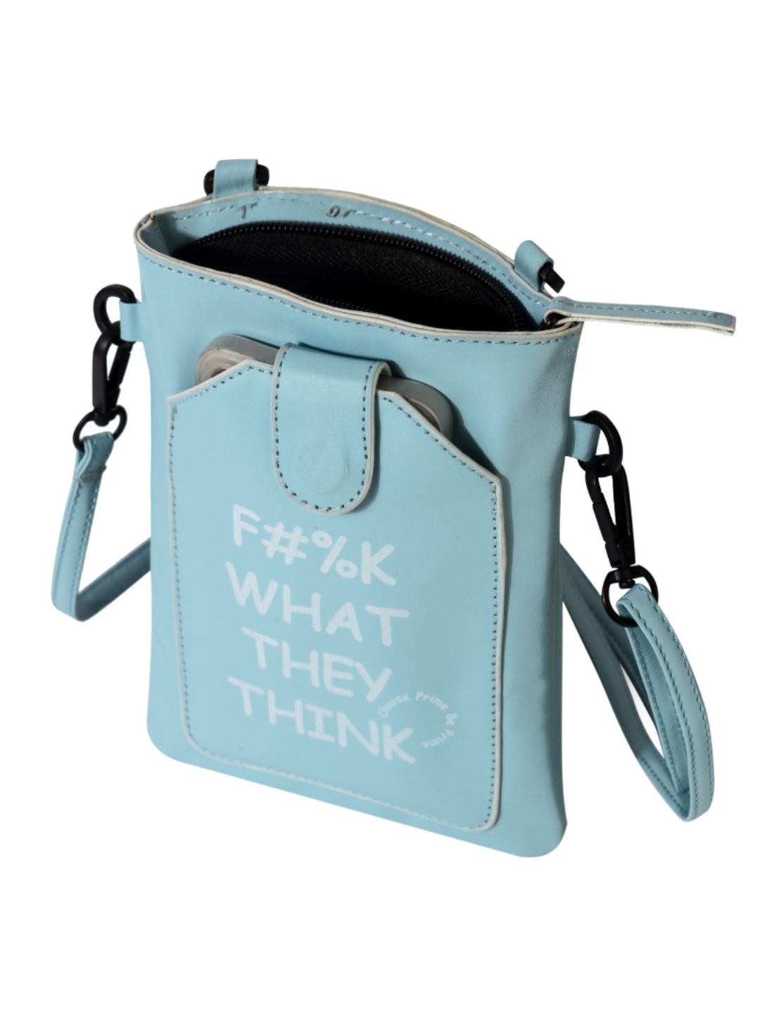 FWTT Powder Blue & White Premium Sling Bag