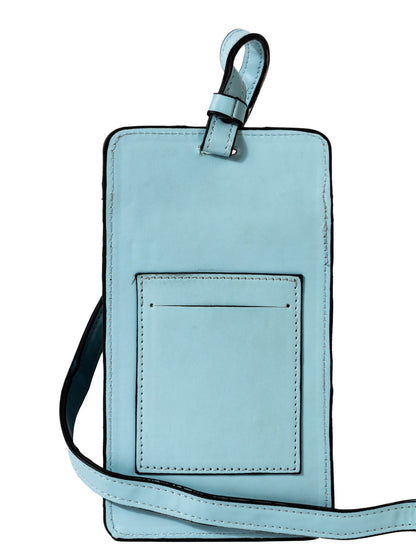 Powder Blue & Black Clasic Phone Sling Bag