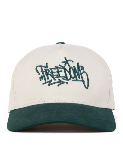 Freedom Embroidered Snapback Cap