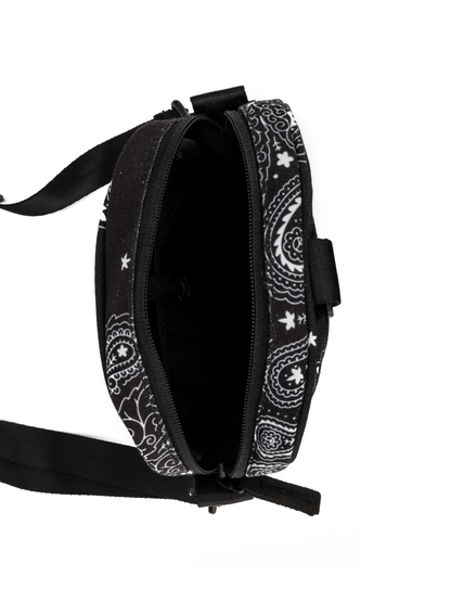 Black Bandana Cross Body Bag