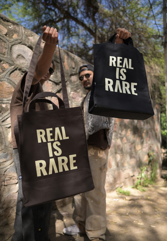 Primegear Brown Real Is Rare Tote Bag